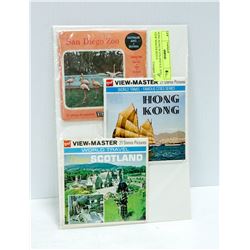HONG KONG, SCOTLAND, S.D. ZOO VIEW MASTER REELS