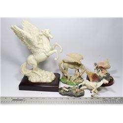 ASSORTMENT OF UNICORN FIGURES