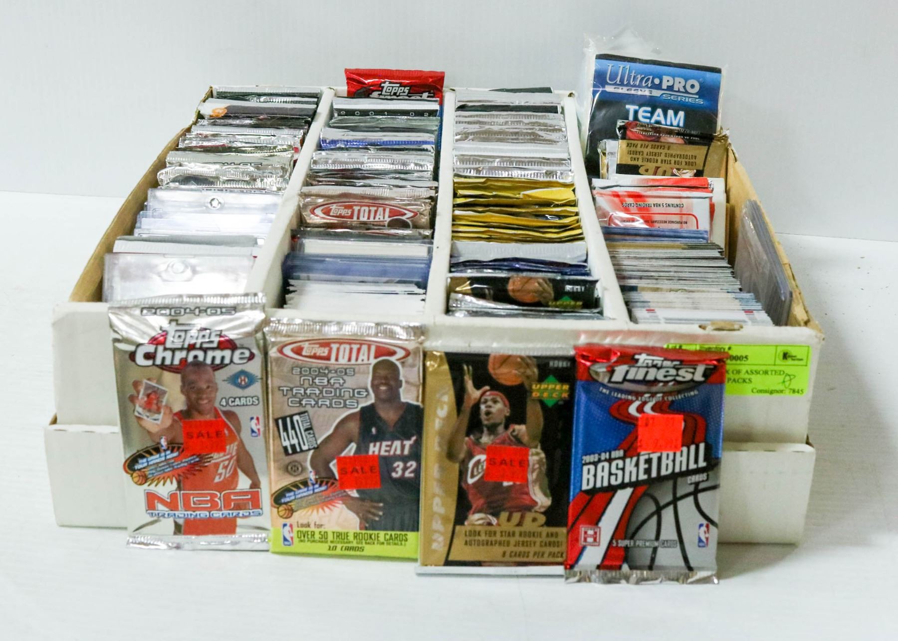 3200 COUNT BOX OF ASSORTED TRADING CARD PACKS