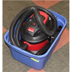 BLUE BIN W/ SHOP VAC BRAND WET/DRY