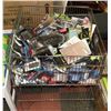 Image 1 : METAL STORAGE BIN WITH CONTENTS OF ASSORTED NEW