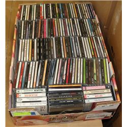 LOT OF 140 CDS AND 15 CASSETTES