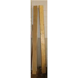 LOT OF LUMBER AND FLOOR BOARD