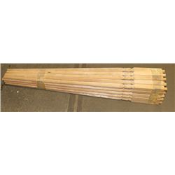 WOOD SPINDLES  LOT OF 25 IN EACH 40" LONG