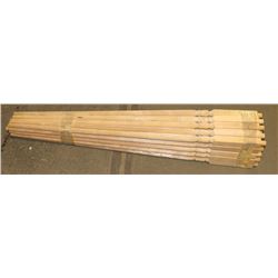 WOOD SPINDLES  LOT OF 25 IN EACH 40" LONG