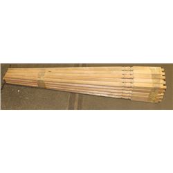 WOOD SPINDLES  LOT OF 25 IN EACH 40" LONG