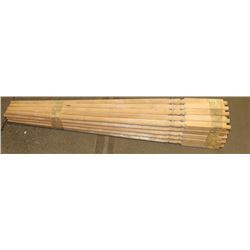 WOOD SPINDLES  LOT OF 25 IN EACH 40" LONG