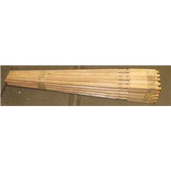 WOOD SPINDLES  LOT OF 25 IN EACH 40" LONG