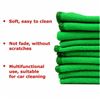 Image 4 : PACK OF 10 NEW GREEN MICROFIBER RAGS