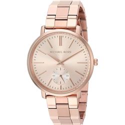 NEW MICHAEL KORS CHRONO ROSE GOLD WATCH MSRP $337