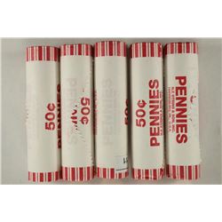 5-50 CENT ROLLS OF 2009-P PROFESSIONAL LIFE