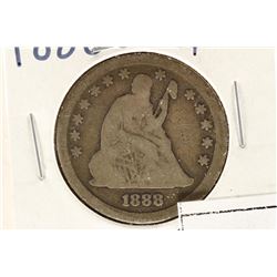 1888-S SEATED LIBERTY QUARTER