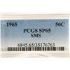 Image 3 : 1965 SMS 40% SILVER JOHN F. KENNEDY HALF PCGS SP65