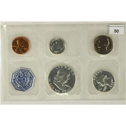 1962 US SILVER PROOF SET (WITHOUT ENVELOPE)