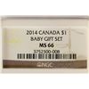 Image 3 : 2014 CANADA DOLLAR "BABY GIFT SET" NGC MS66