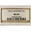 Image 3 : 1983-S OLYMPICS COMMEMORATIVE SILVER DOLLAR
