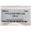Image 3 : 2004-S SILVER ROOSEVELT DIME PCGS PR70 DCAM