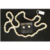 Image 1 : FRESH WATER PEARL NECKLACE & EARRING SET