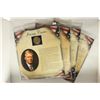 Image 1 : 4 ASSORTED PRESIDENTIAL CARDS. JIMMY CARTER MEDAL,