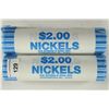Image 1 : 2-$2 ROLLS OF 2011-D JEFFERSON NICKELS BRILLIANT