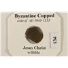 Image 3 : 1045-1353 A.D. BYZANTINE CUPPED COIN JESUS CHRIST