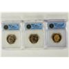 Image 1 : 2007-P/D/S 3 COIN JAMES MADISON DOLLAR SET ICG