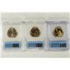 Image 2 : 2007-P/D/S 3 COIN JAMES MADISON DOLLAR SET ICG