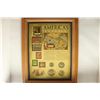 Image 1 : 11"X14" FRAMED "AMERICAS FOUNDING" CONTAINS: