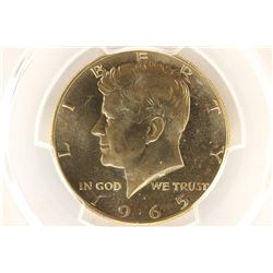 1965 SMS 40% SILVER JOHN F. KENNEDY HALF PCGS