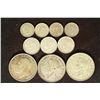 Image 2 : LOT OF 10-GREAT BRITAIN 50% SILVER COINS CONTAINS: