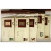 Image 4 : 8 ASSORTED 1ST DAY ISSUE ENVELOPES WITH GOLD