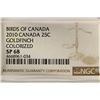 Image 3 : 2010 CANADA 25 CENT BIRDS OF CANADA GOLDFINCH