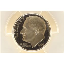 1999-S SILVER ROOSEVELT DIME PCGS PR69 DCAM