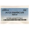 Image 3 : 1999-S SILVER ROOSEVELT DIME PCGS PR69 DCAM