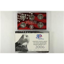 2006 SILVER US 50 STATE QUARTERS PROOF SET
