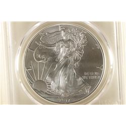 2017 (W) AMERICAN SILVER EAGLE PCGS MS70 STRUCK