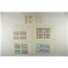 Image 1 : 6 US POSTAGE BLOCKS 4-25 CENT & 2-F STAMP RATE
