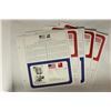 Image 2 : 5 ASSORTED 1ST DAY ISSUE ENVELOPES ON INFO CARDS