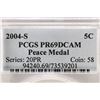 Image 3 : 2004-S PEACE MEDAL NICKEL PCGS PR69 DCAM