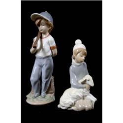 Lladro Porcelain Figures, Can I Play+
