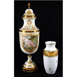 Decorative Porcelain Vases, Limoges