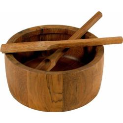 Nissen, Denmark Teak Salad Bowl & Tongs