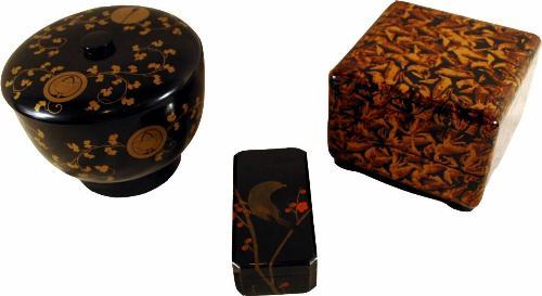 Japanese Lacquer Bento & Rice Box