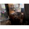 Image 2 : CONTENTS IN NORTH EAST CORNER/WALL OF ROOM INC. SHELVING, GLASSWARE, STANDS, CHAIRS AND MORE, SOME
