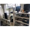 Image 1 : REMAINING CONTENTS OF OFFICE AREA INC. DECOR ITEMS, ELECTRONICS, PHONES, HEATERS, SHREDDERS,