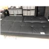 Image 2 : BLACK TUFTED FOLDING MODERN DESIGN LOUNGE SOFA