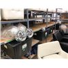 Image 1 : 4 BINS OF ASSORTED SIZE MIRROR BALLS