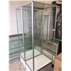 Image 1 : 2 - 7' VERTICAL GLASS SHOW CASES, 1 CASE MISSING DOOR
