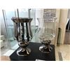 Image 1 : 2 BOXES OF ASSORTED LARGE GLASS VASES