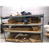 Image 1 : SINGLE BAY OF LIGHT DUTY RACKING INC. 2X 6' UPRIGHTS, 8 CROSSBARS AND INSTALLED SHELVES